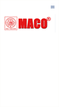 Mobile Screenshot of maco-india.com